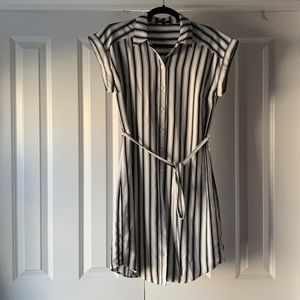 Express Stripe Shirt Dress